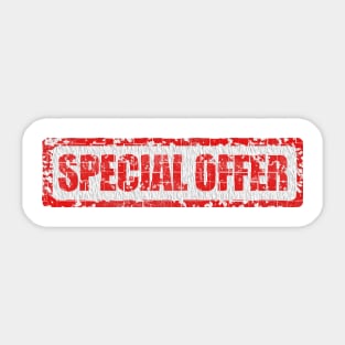 Special Offer Sticker